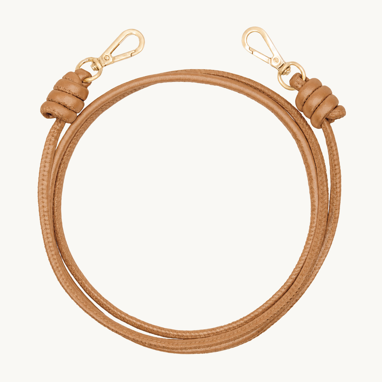 Cordon cuir KATE - Camel