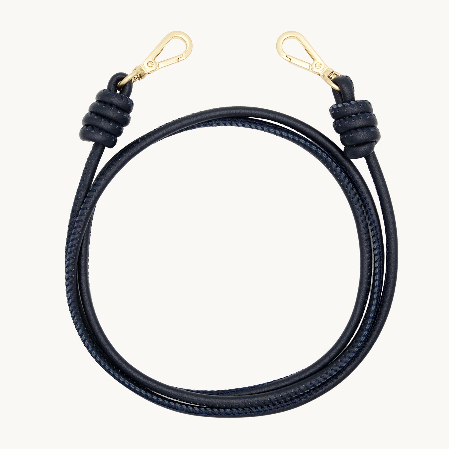 cordon en cuir pour telephone bandouliere bleu marine