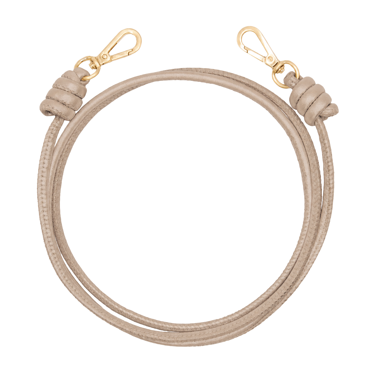 Cordon cuir KATE - Taupe