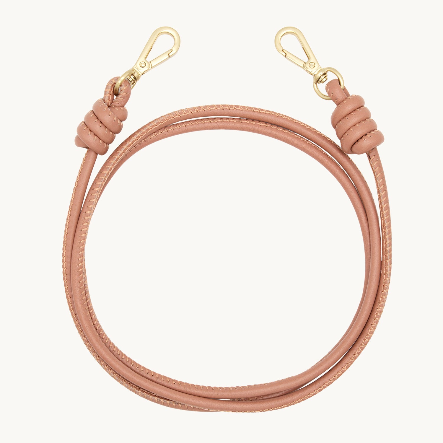 cordon en cuir pour telephone bandouliere vieux rose