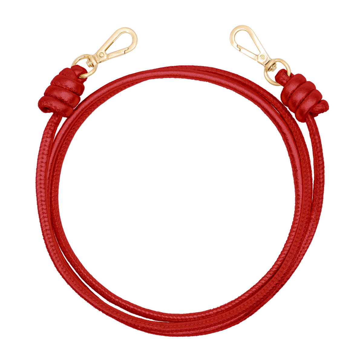 Cordon cuir KATE - Rouge