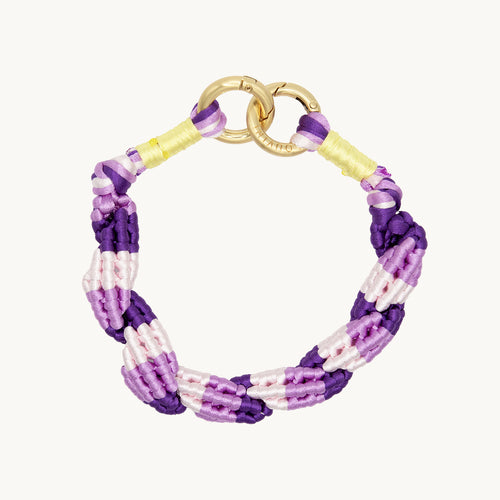 Bracelet Tissé LAYLA x YASSS - Violet