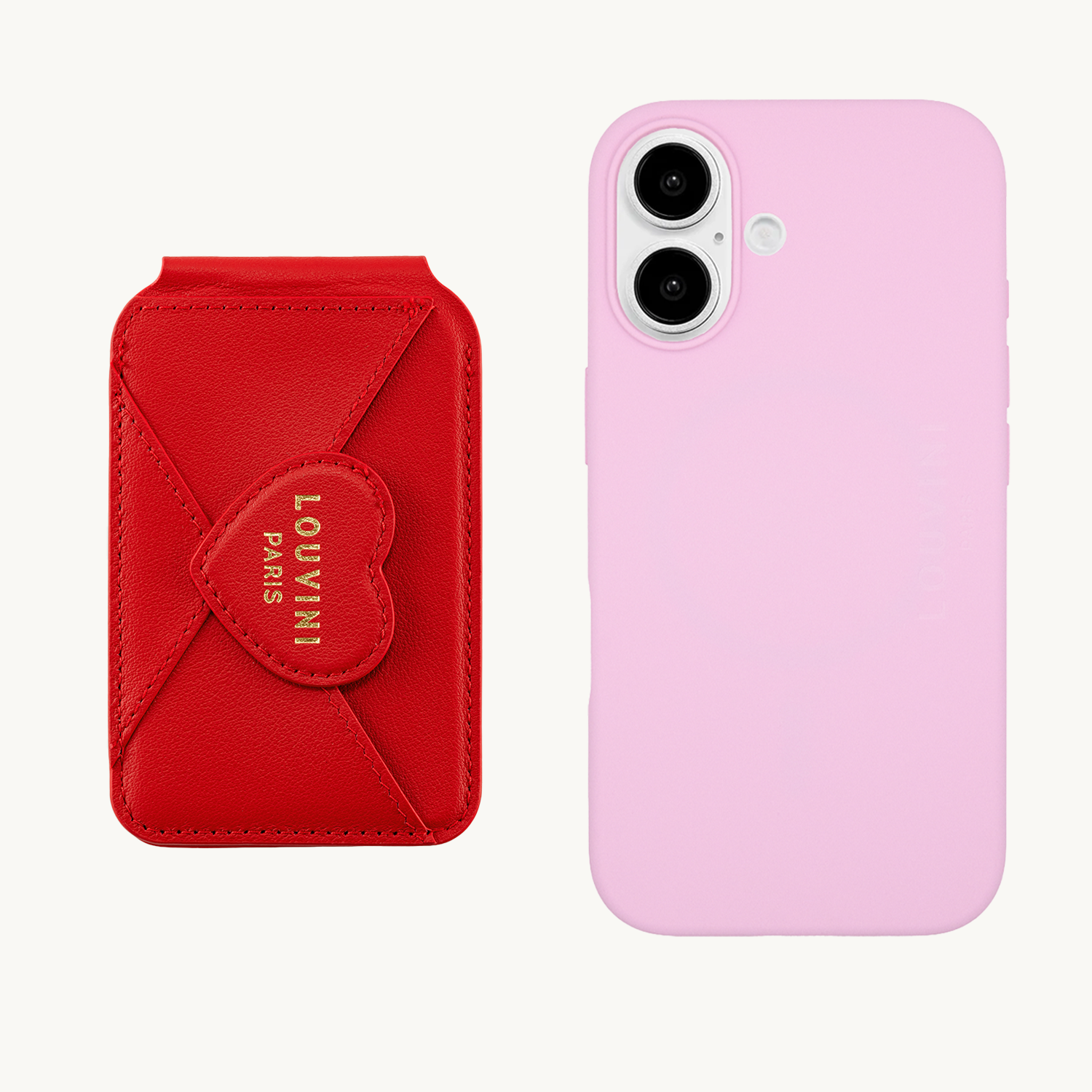 Coque iPhone MagSafe LEO Rosato & Porte-Carte CHERIE