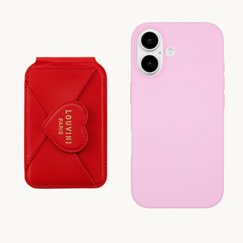 Coque iPhone MagSafe LEO Rosato & Porte-Carte CHERIE