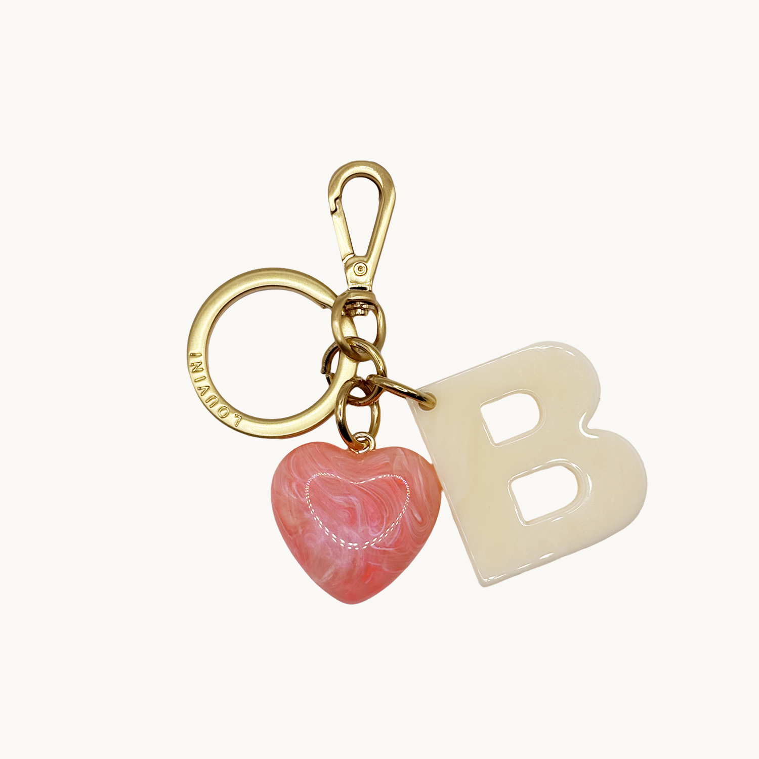 PORTE-CLÉ - Lettre d'Amour B