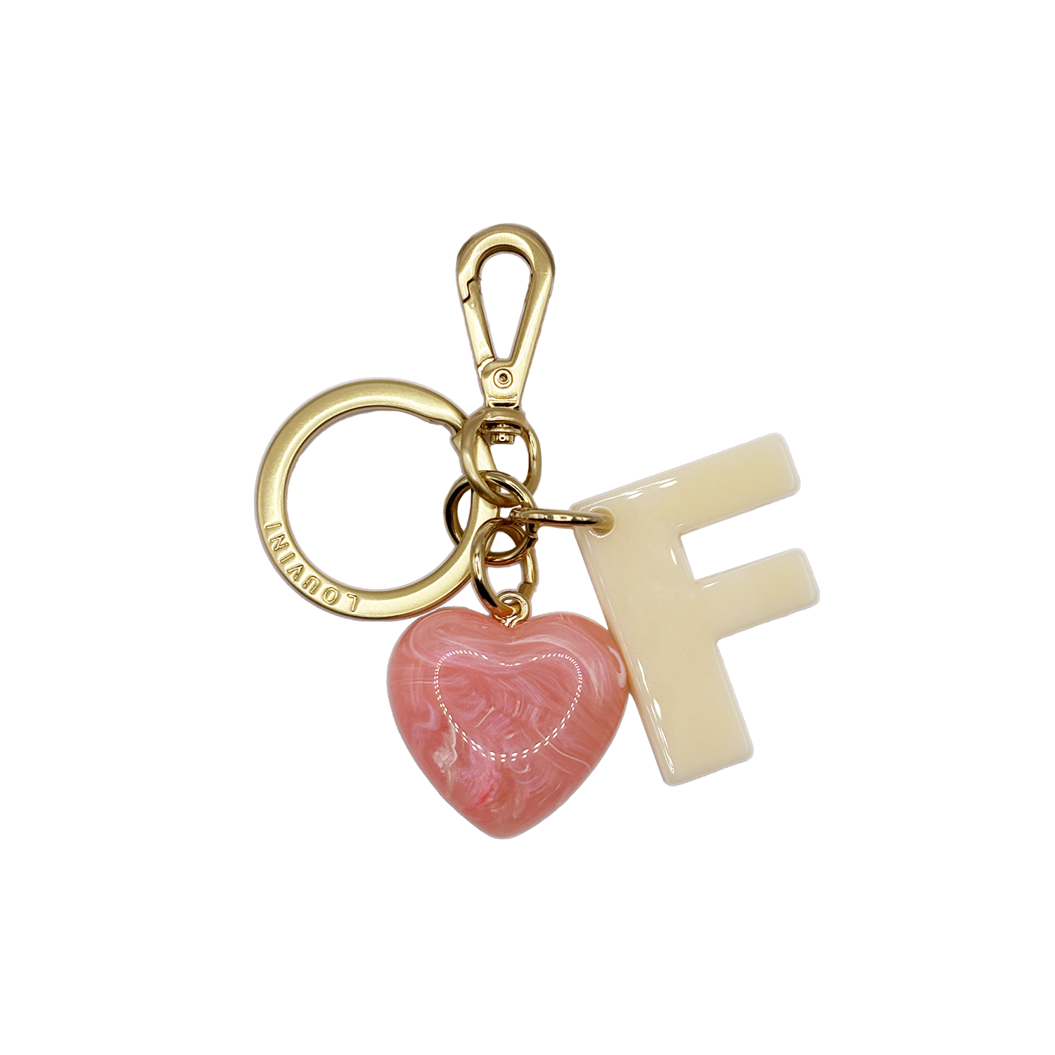 PORTE-CLÉ - Lettre d'Amour F