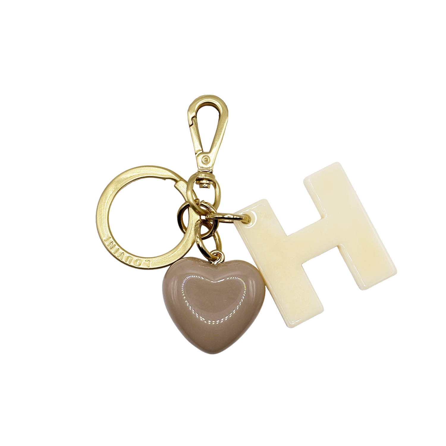 PORTE-CLÉ - Lettre d'Amour H