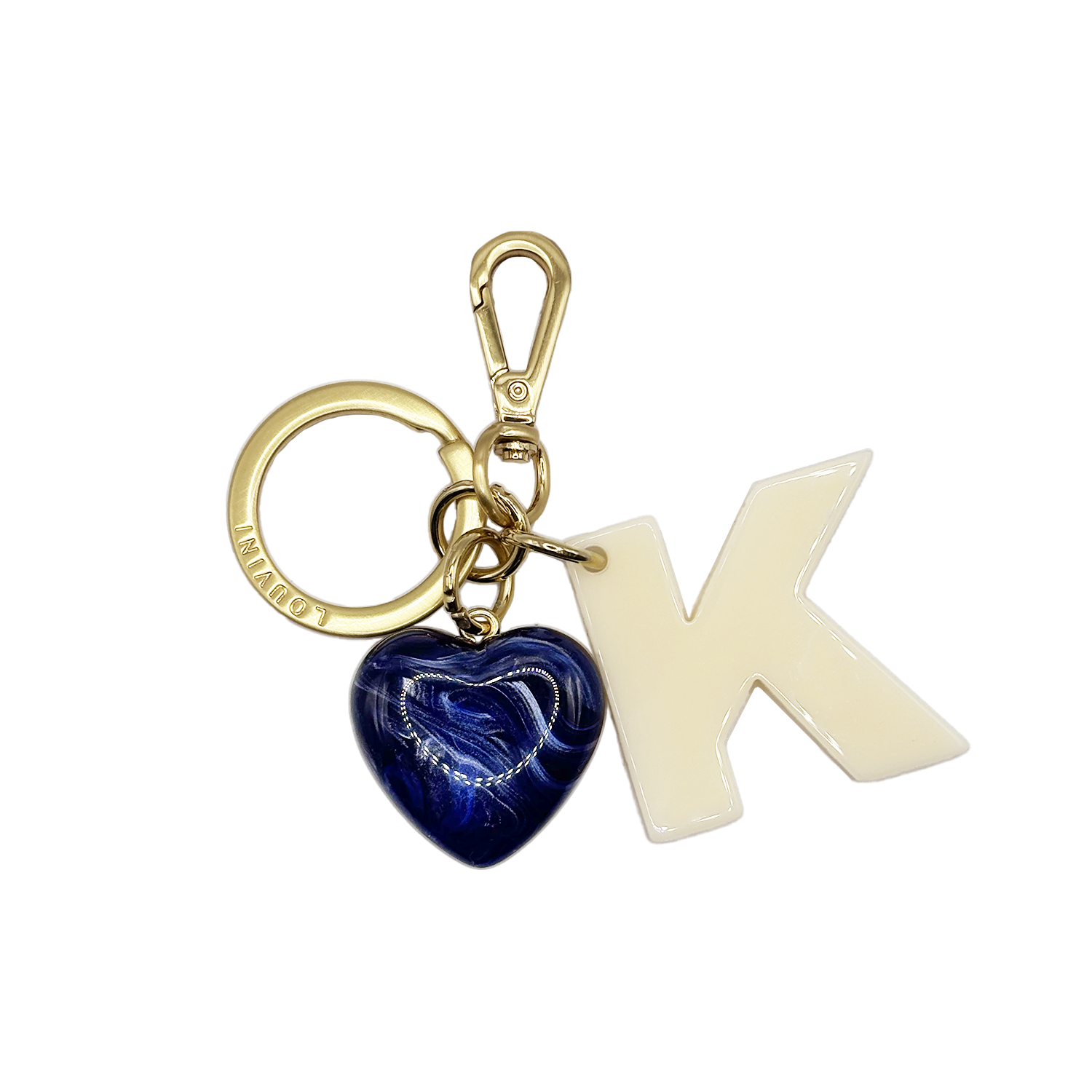 PORTE-CLÉ - Lettre d'Amour K
