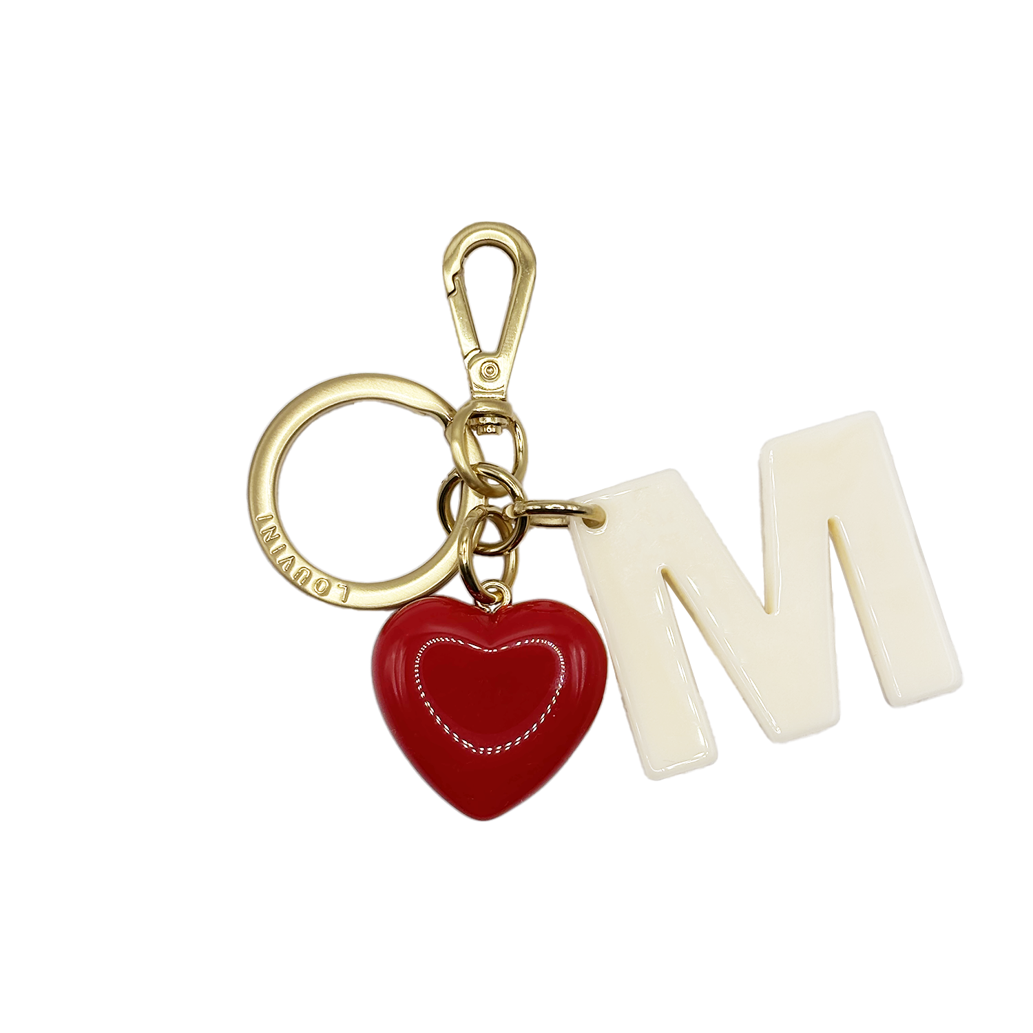 PORTE-CLÉ - Lettre d'Amour M