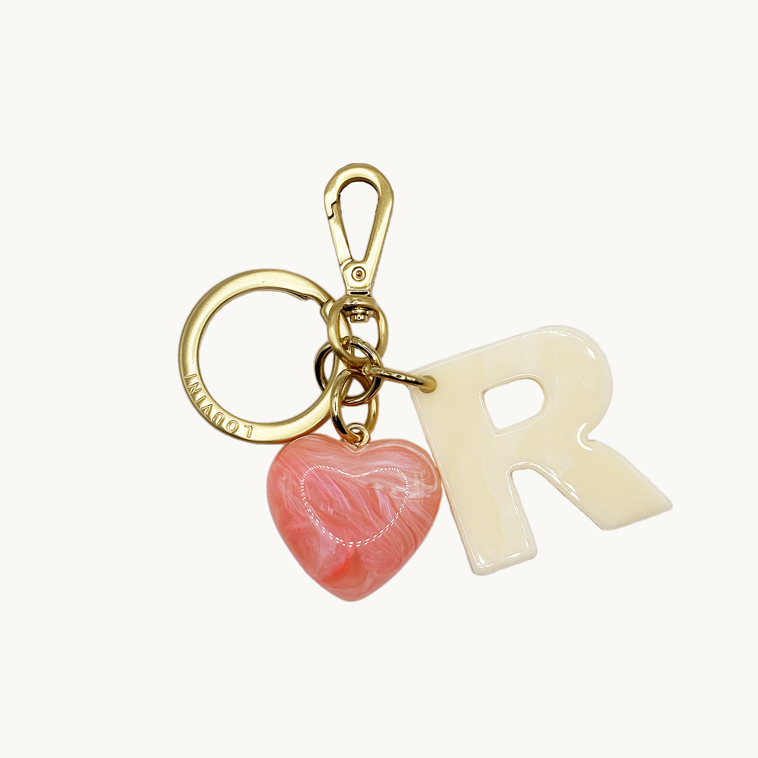PORTE-CLÉ - Lettre d'Amour R