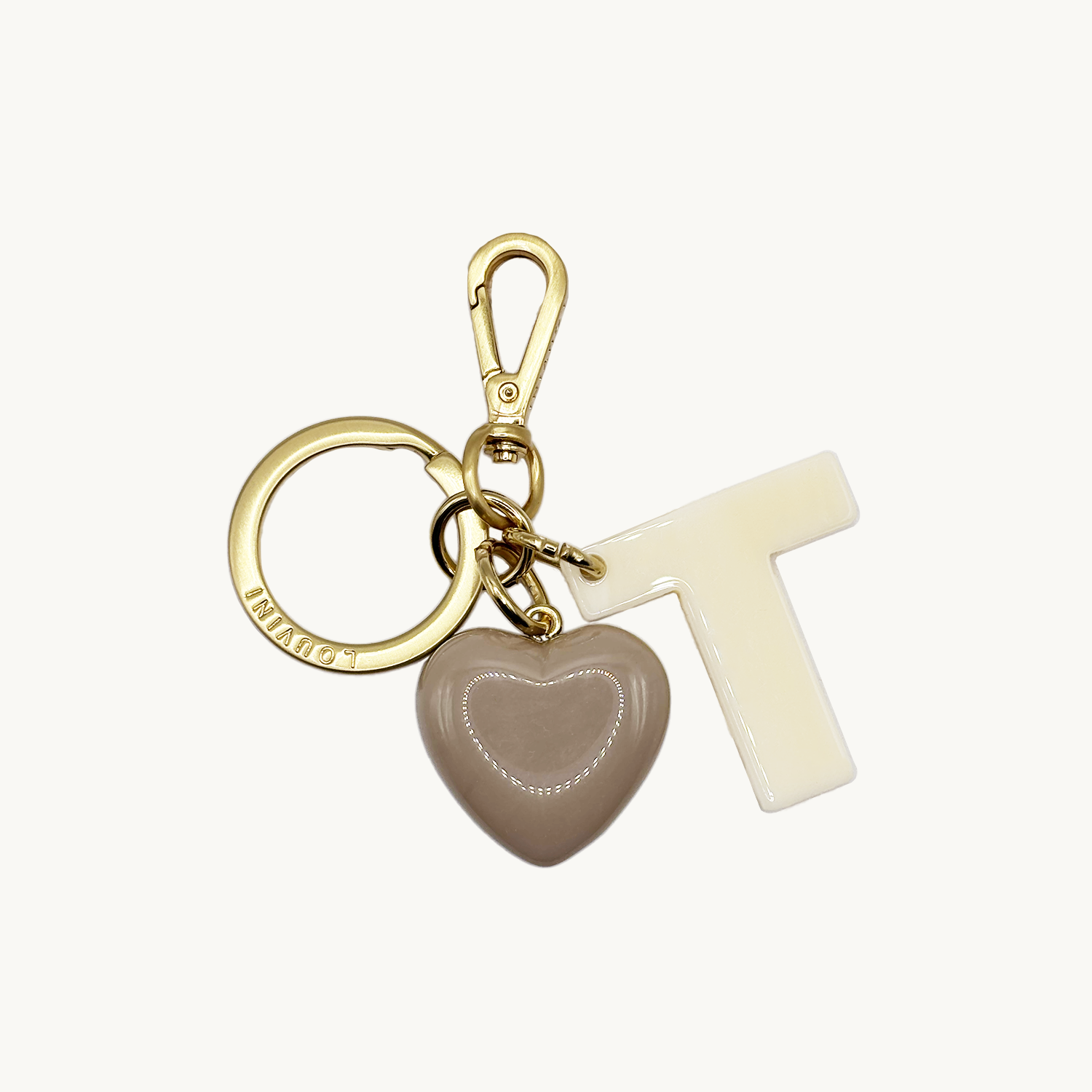 PORTE-CLÉ - Lettre d'Amour T