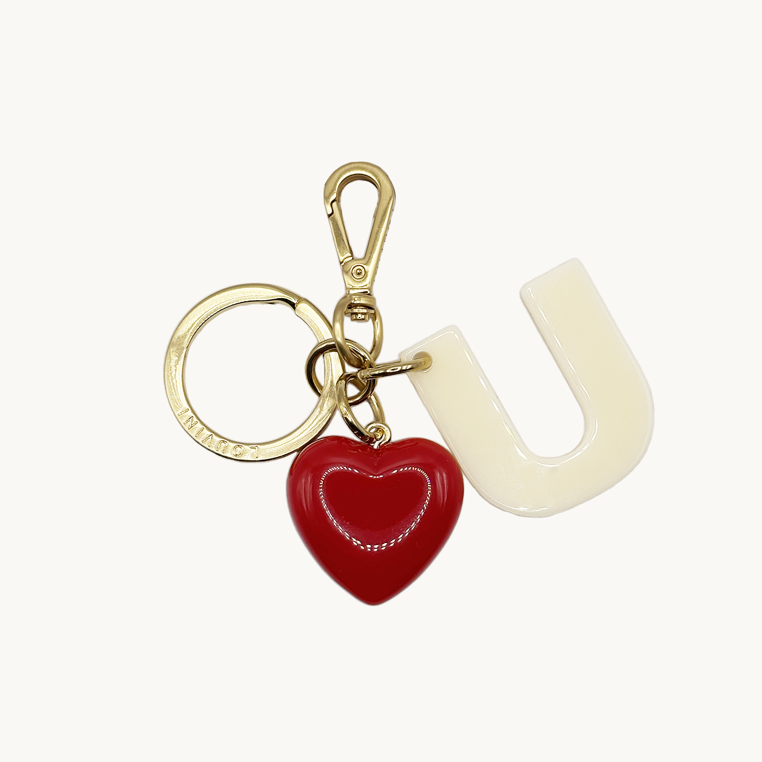 PORTE-CLÉ - Lettre d'Amour U