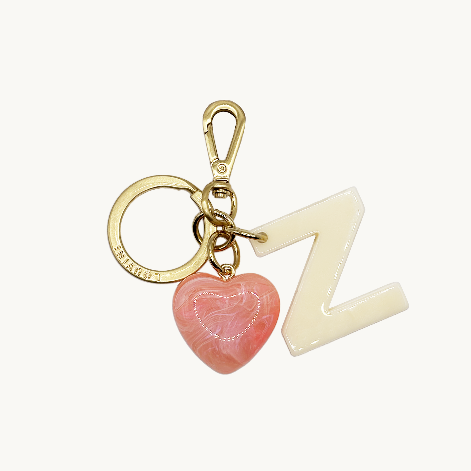 PORTE-CLÉ - Lettre d'Amour Z