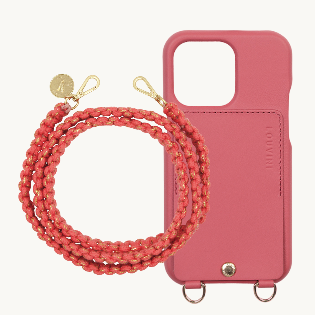 Lou Blush Case & Pink Palma Cord