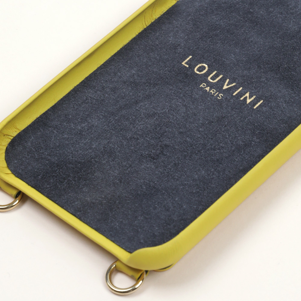 LOU Yellow Leather Case & MIA Fluo Chain