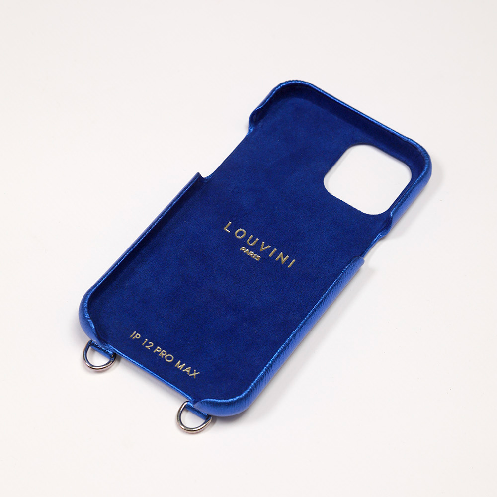 LOU Blue Metallic Case & PETIT ZOE Sunset Chain