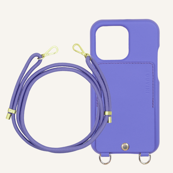 LOU Purple Leather Case & TESSA Purple New Cord