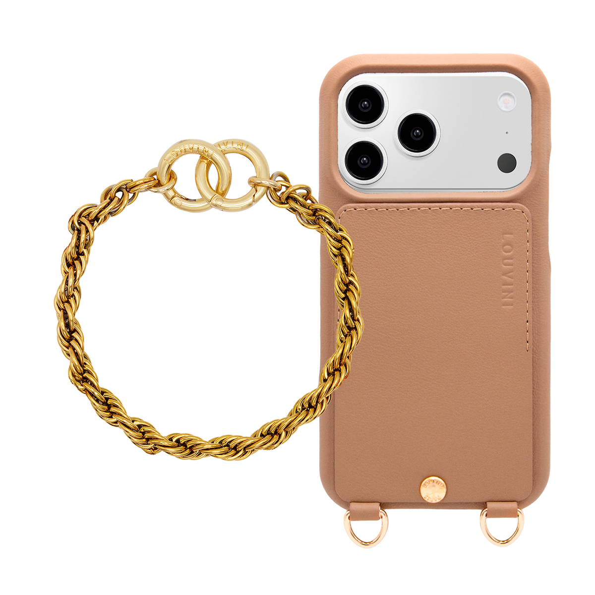 Coque iPhone LOU Camel & Bracelet PETIT CELINE