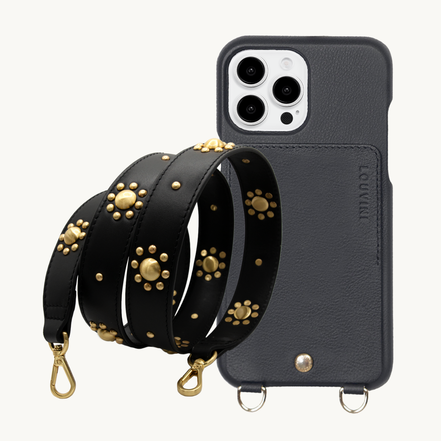 Coque iPhone LOU NOIR & bandoulière ROXY