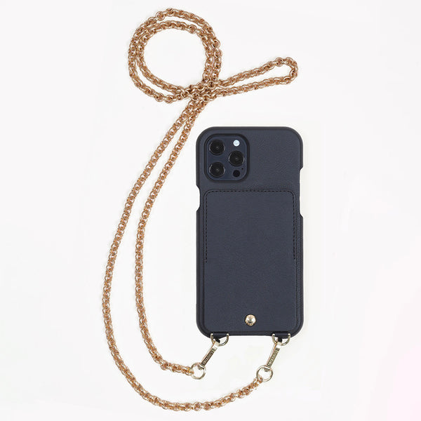 LOU Black Leather Case & SAVANA Chain