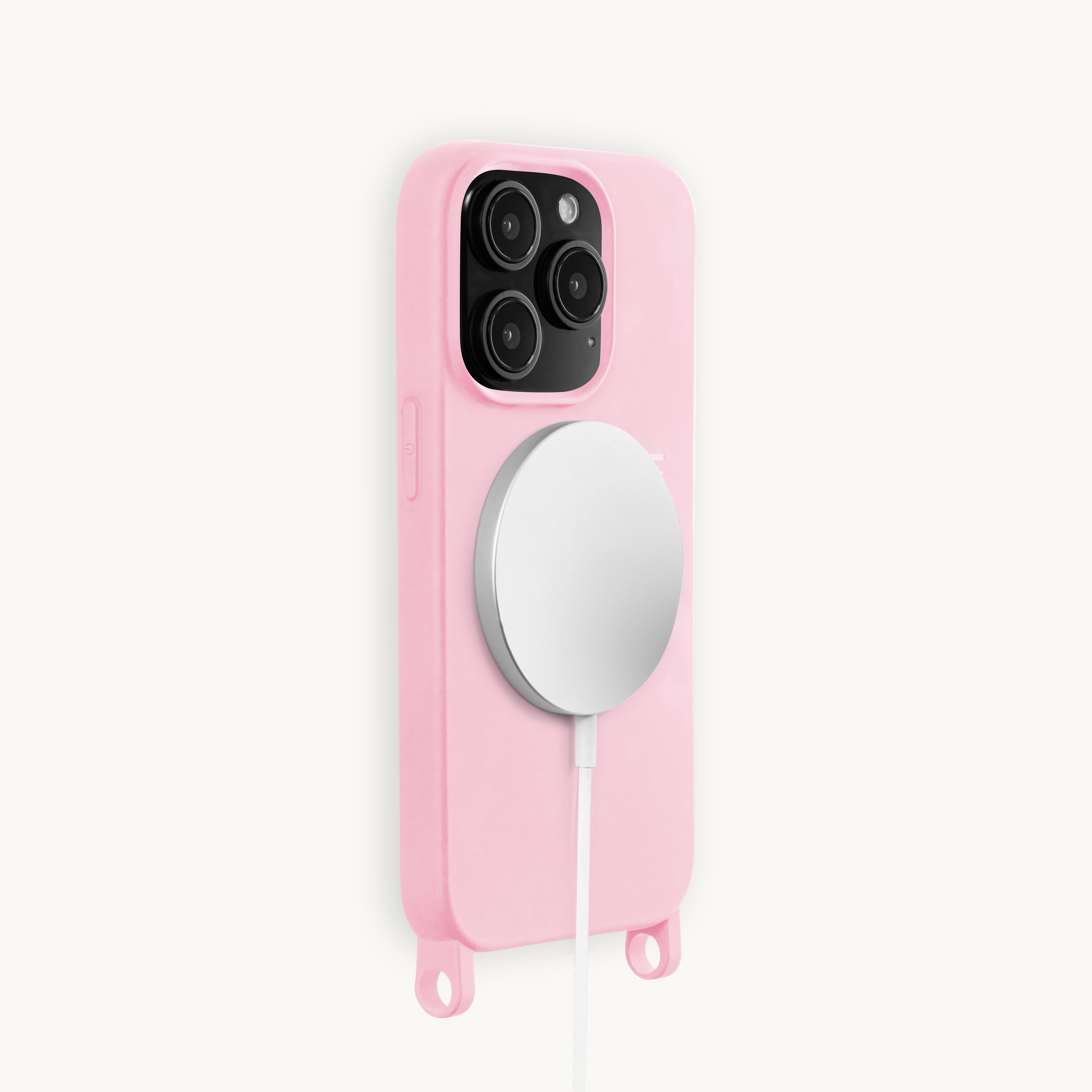 Coque iPhone MagSafe avec anneaux MILO - Soft Pink
