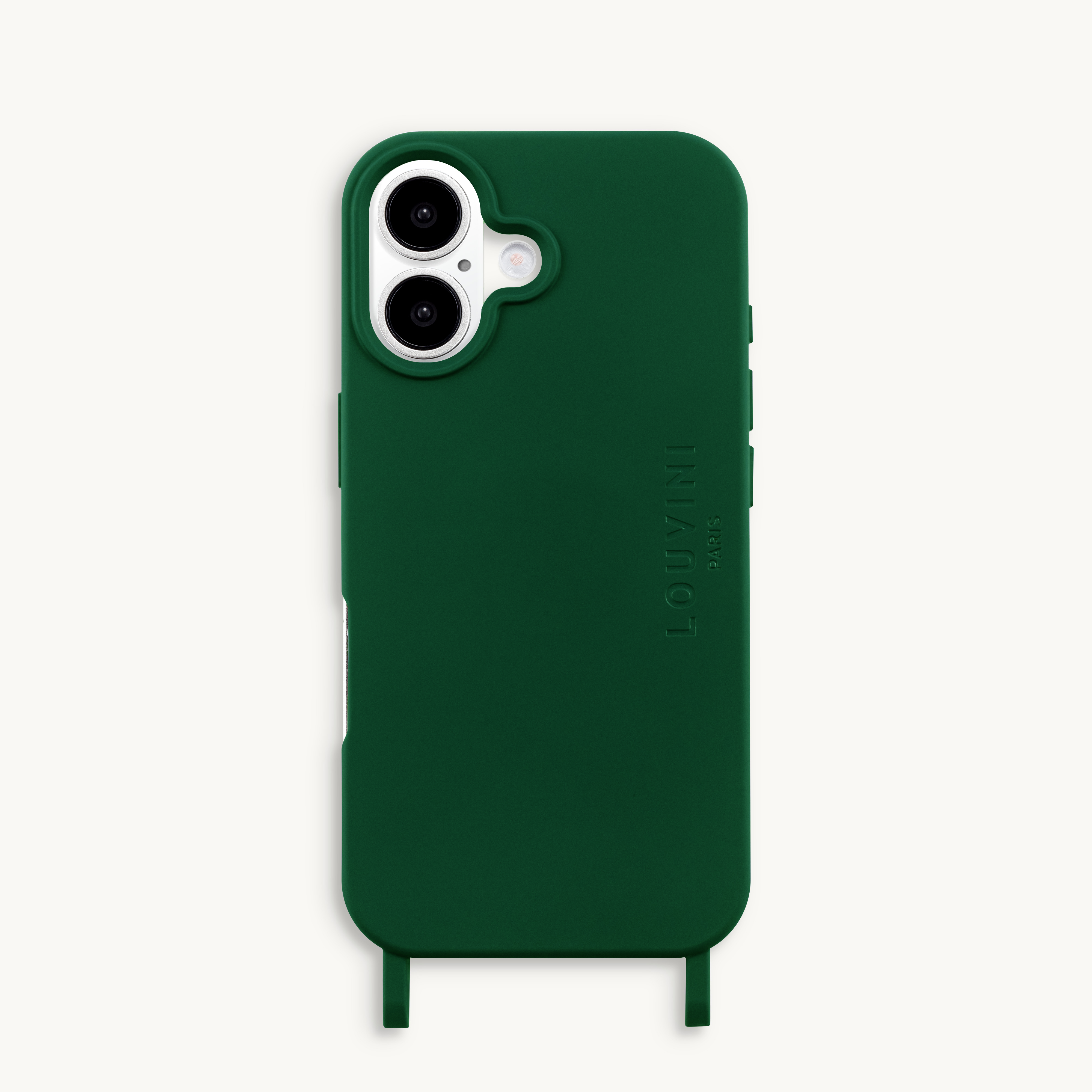 Coque iPhone MagSafe avec anneaux MILO - Olive
