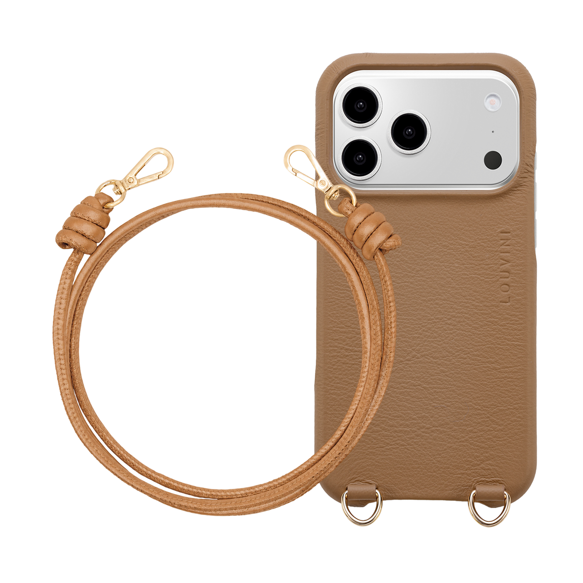 Coque iPhone MagSafe MAX Camel & Cordon KATE Camel