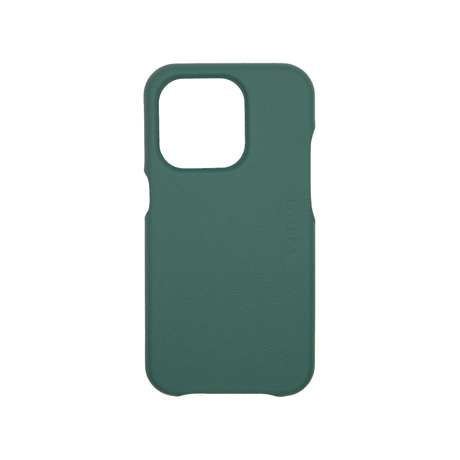 Coque iPhone MagSafe cuir MAX vert emeraude