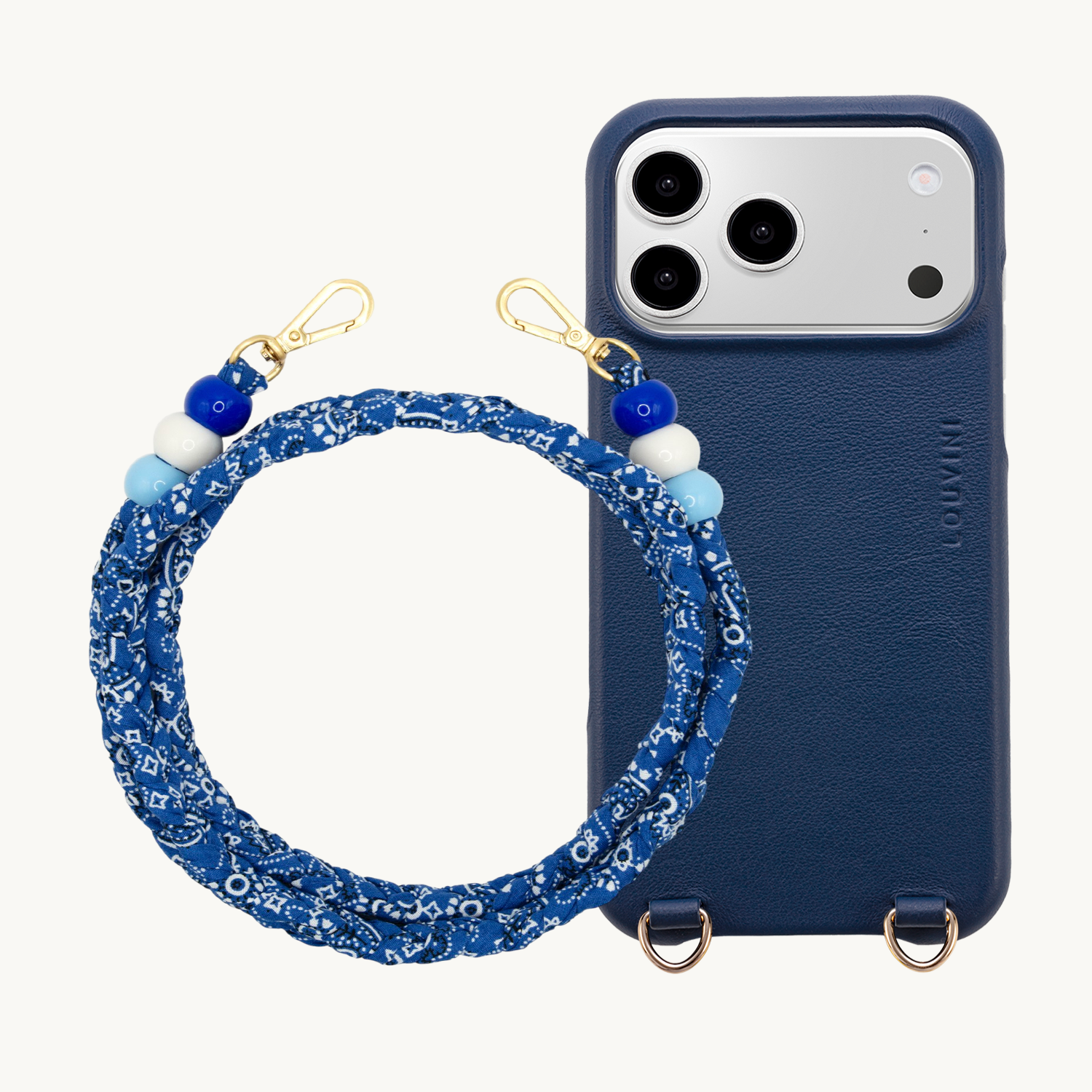 Coque iPhone MagSafe MAX Marine & Cordon ARIZONA Bleu