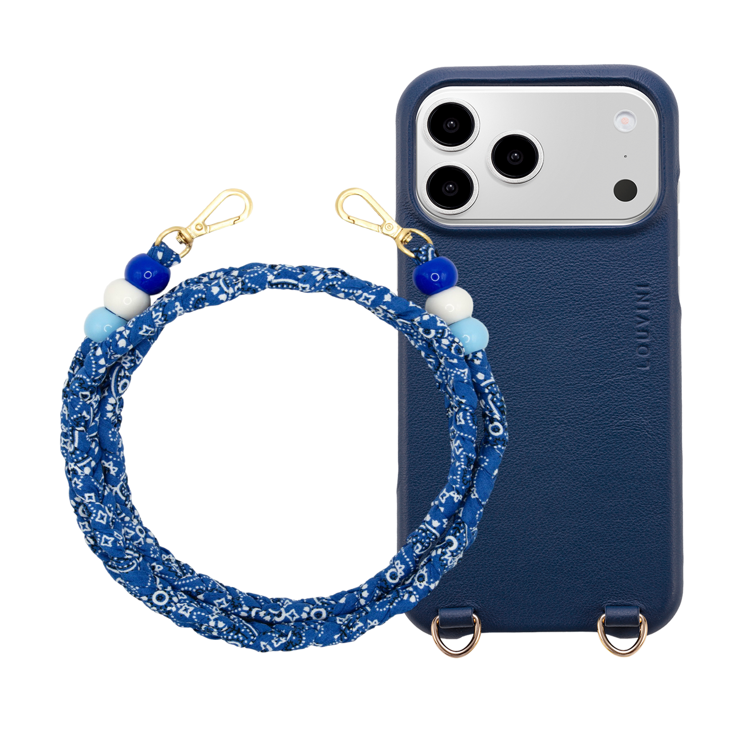 Coque iPhone MagSafe MAX Marine & Cordon ARIZONA Bleu