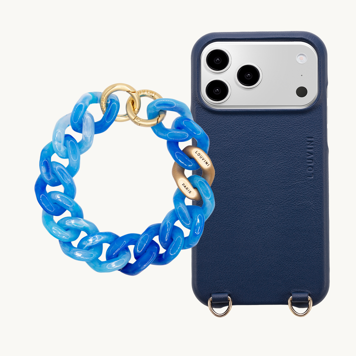 Coque iPhone MagSafe MAX Marine & Bracelet PETIT ZOE Bleuette