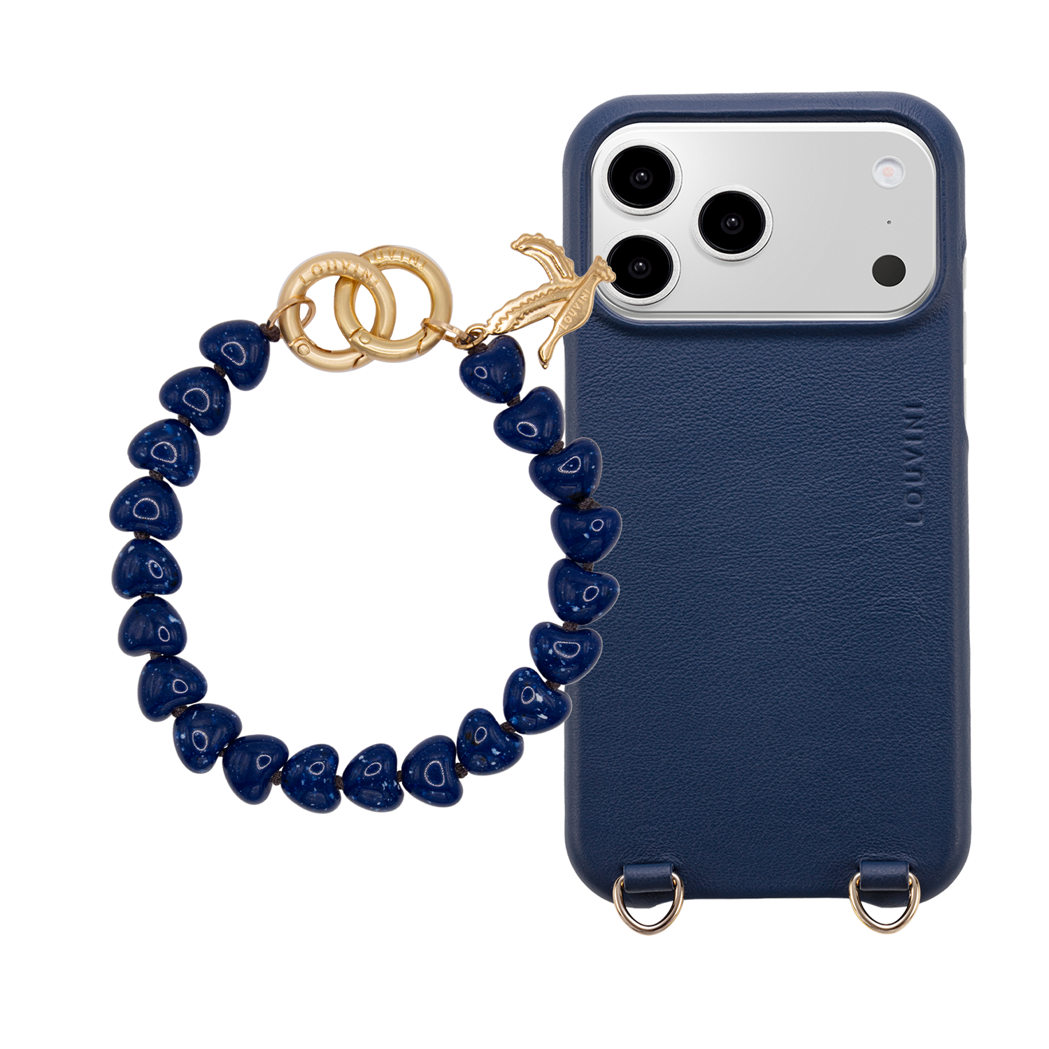 Coque iPhone MagSafe MAX Marine & Bracelet TINY CUORE - Marine