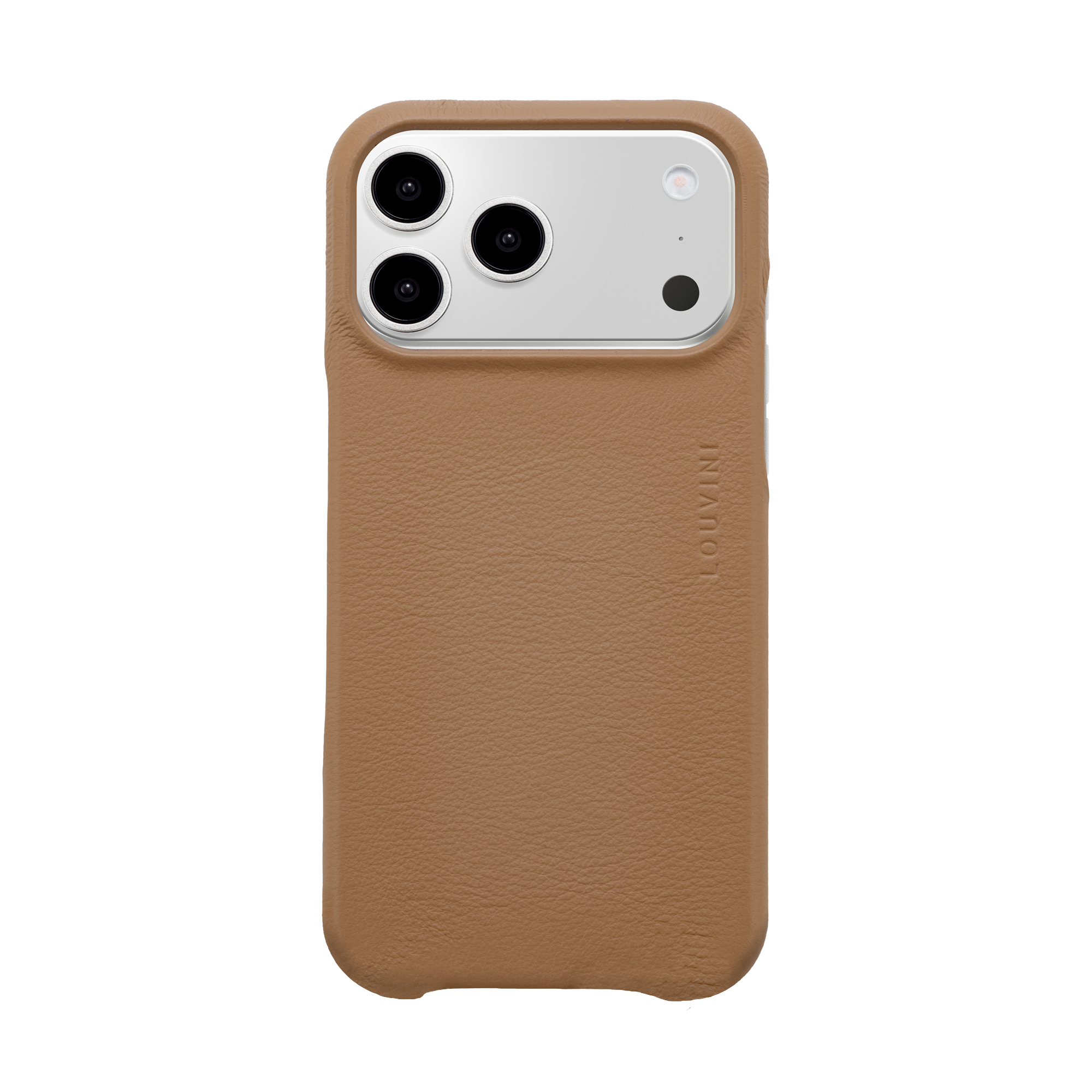 Coque iPhone MagSafe cuir MAX - Camel