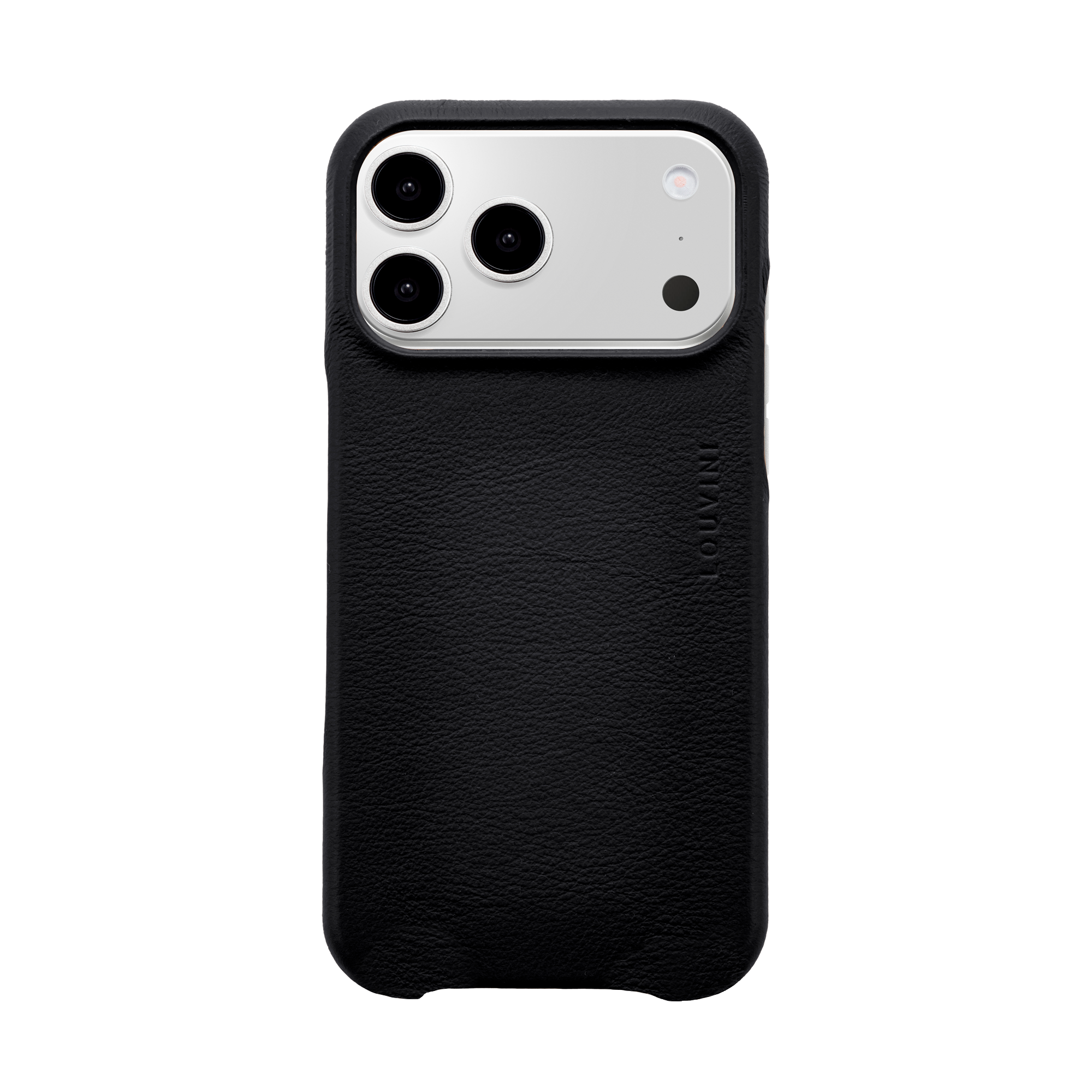 Coque iPhone MagSafe cuir MAX - Noir