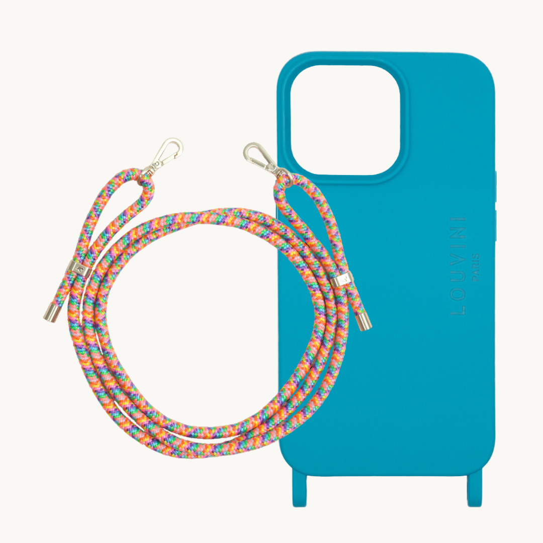 Milo Blue iPhone Case & Tessa Neon Cord