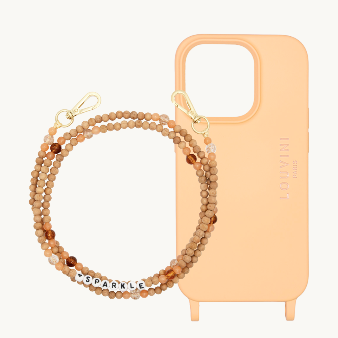 Milo Nude iPhone Case & Arielle Sparkle Strap