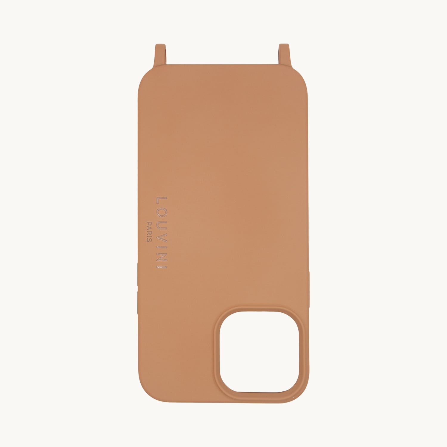 Coque Milo iPhone Cannelle & Cordon Kim Bronze