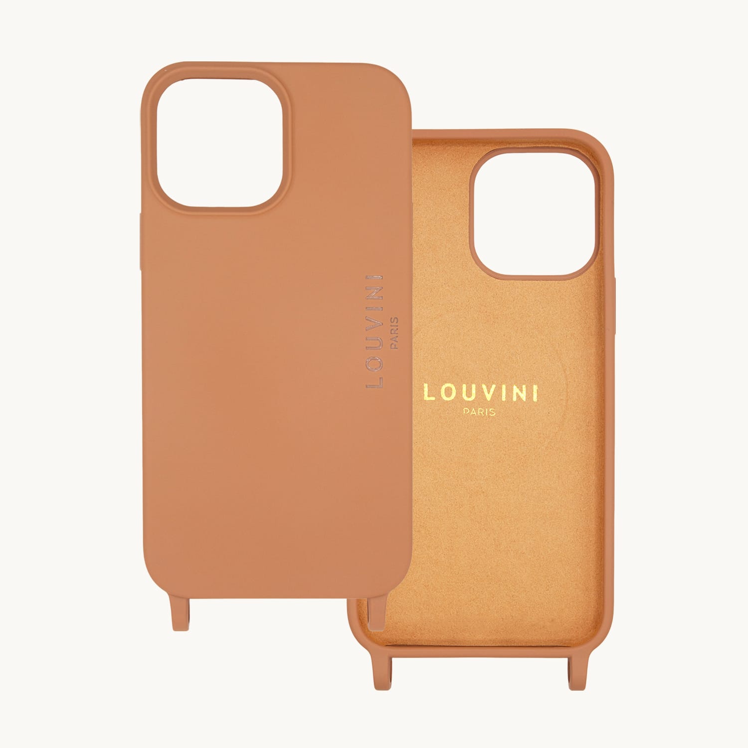 Coque Milo iPhone Cannelle & Cordon Palma Caramel