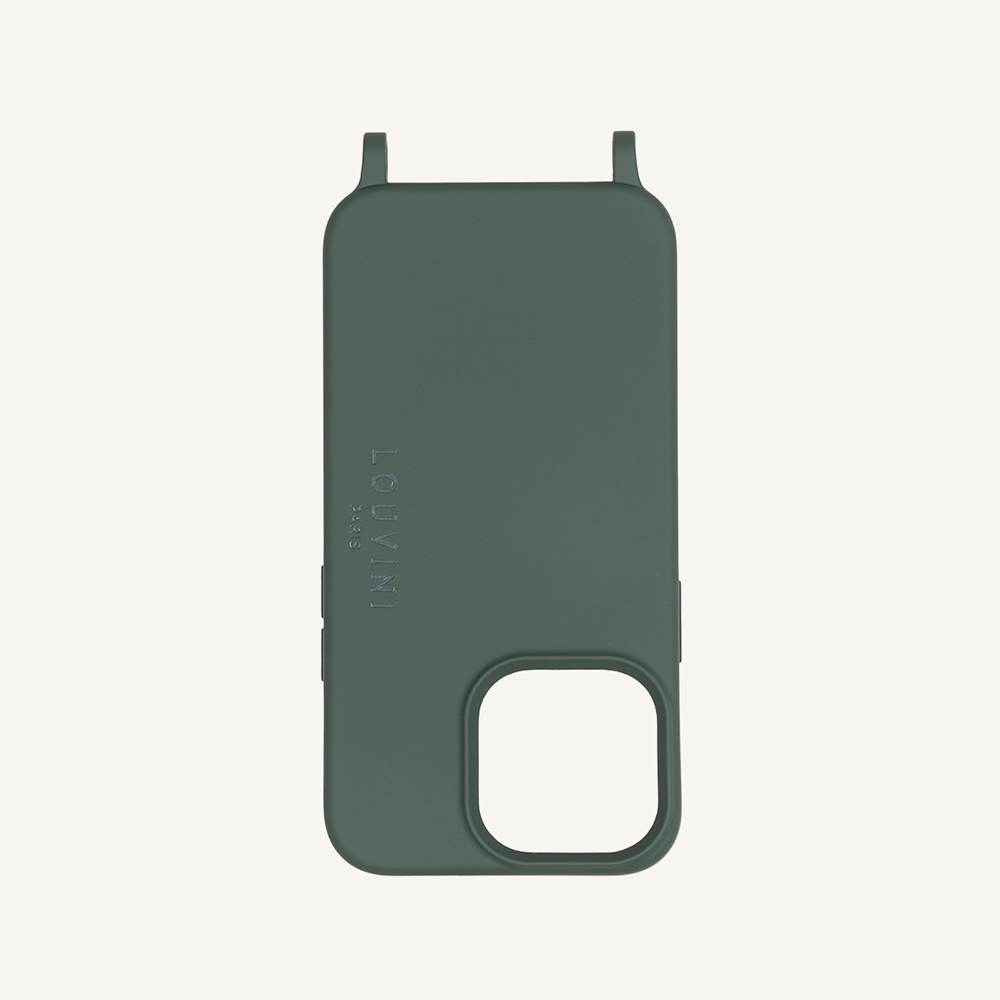 Milo Olive iPhone Case & Arielle Turquoise Strap