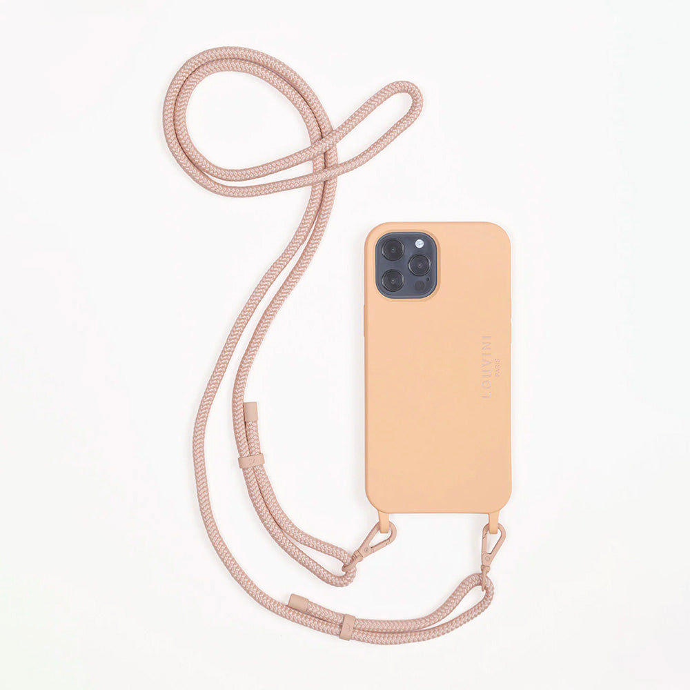 Milo Peach iPhone Case & Sam Nude Chain