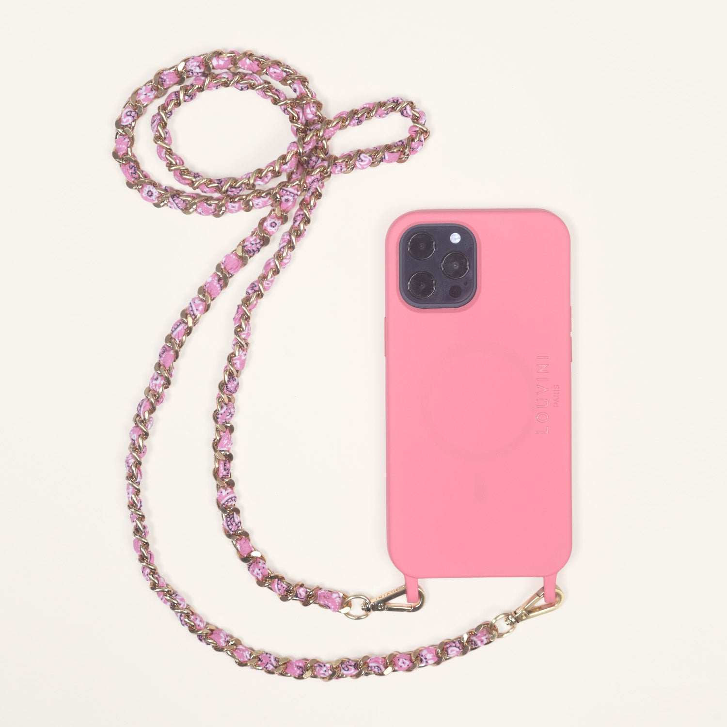 Milo Pink iPhone Case & Bonnie Pink Chain