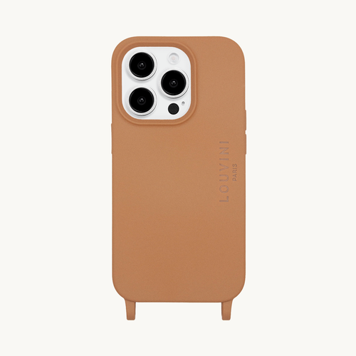 Coque Milo iPhone Cannelle & Cordon Palma Caramel