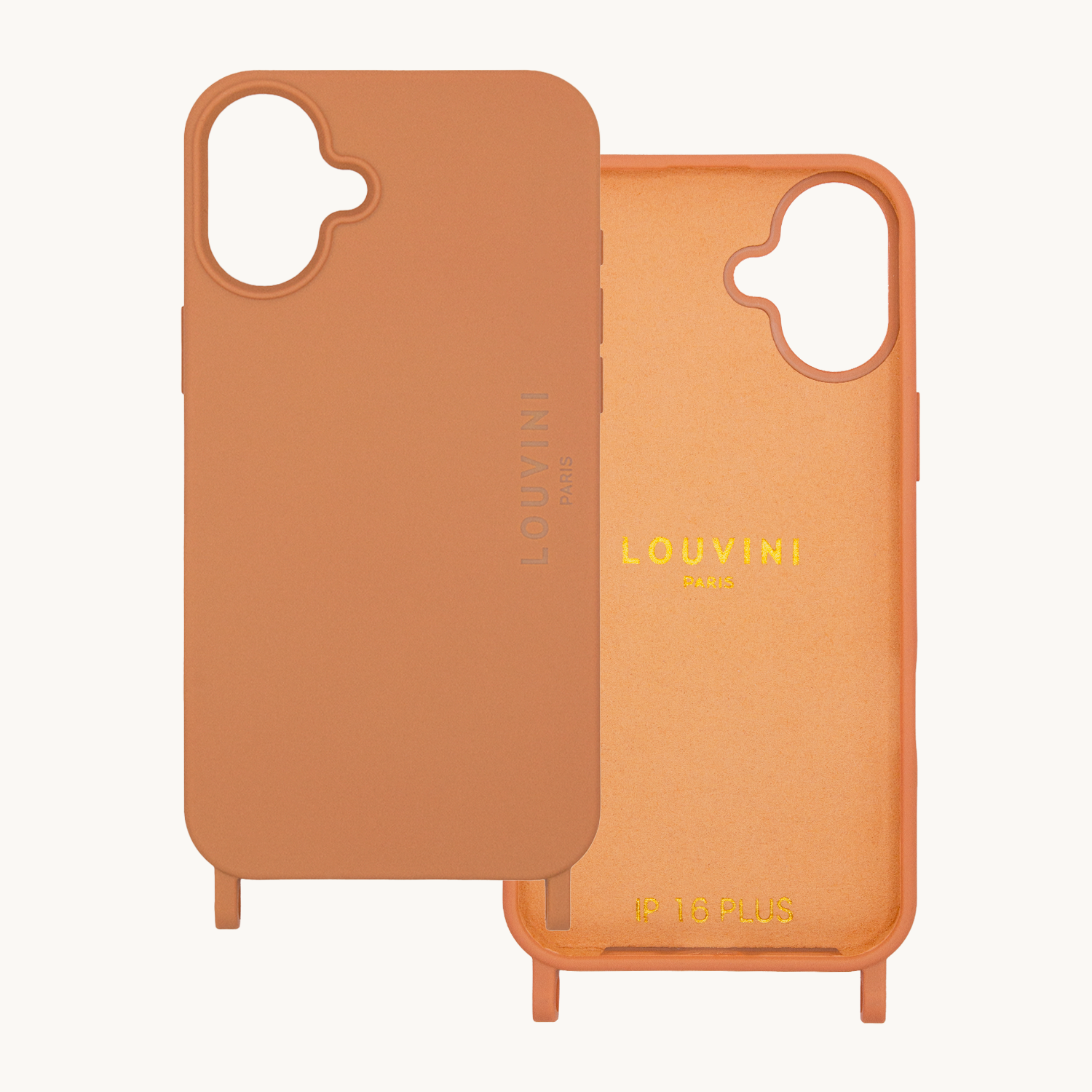 Coque iPhone MagSafe avec anneaux MILO - Cannelle