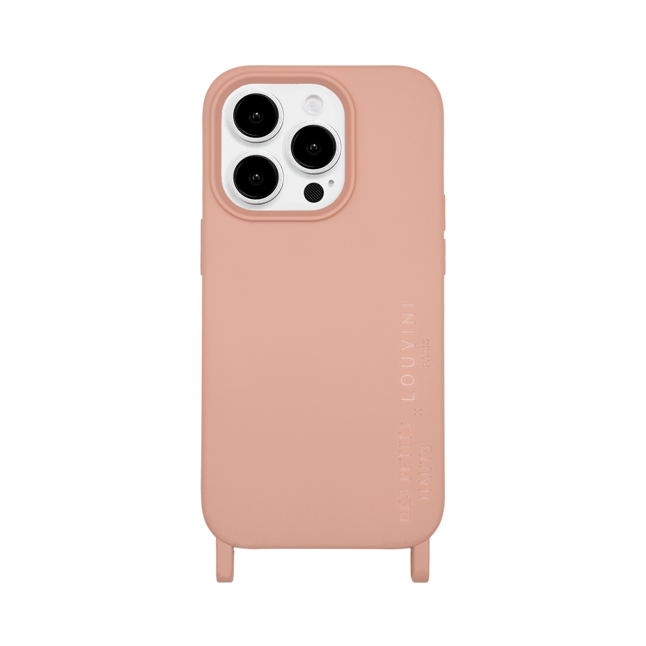 Coque iPhone MagSafe avec anneaux MILO x Des Petits Hauts - Rose