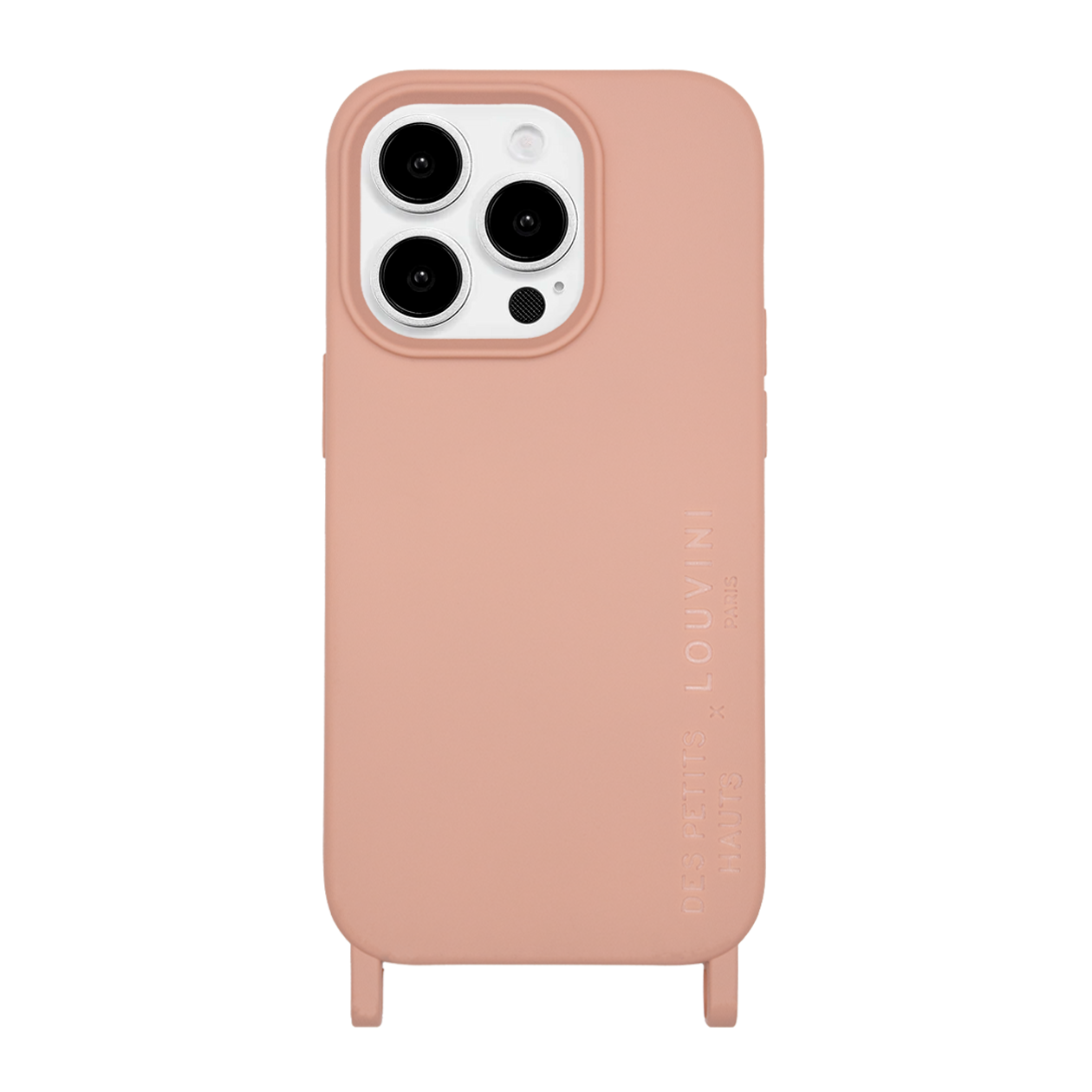 Coque iPhone MagSafe avec anneaux MILO x Des Petits Hauts - Rose
