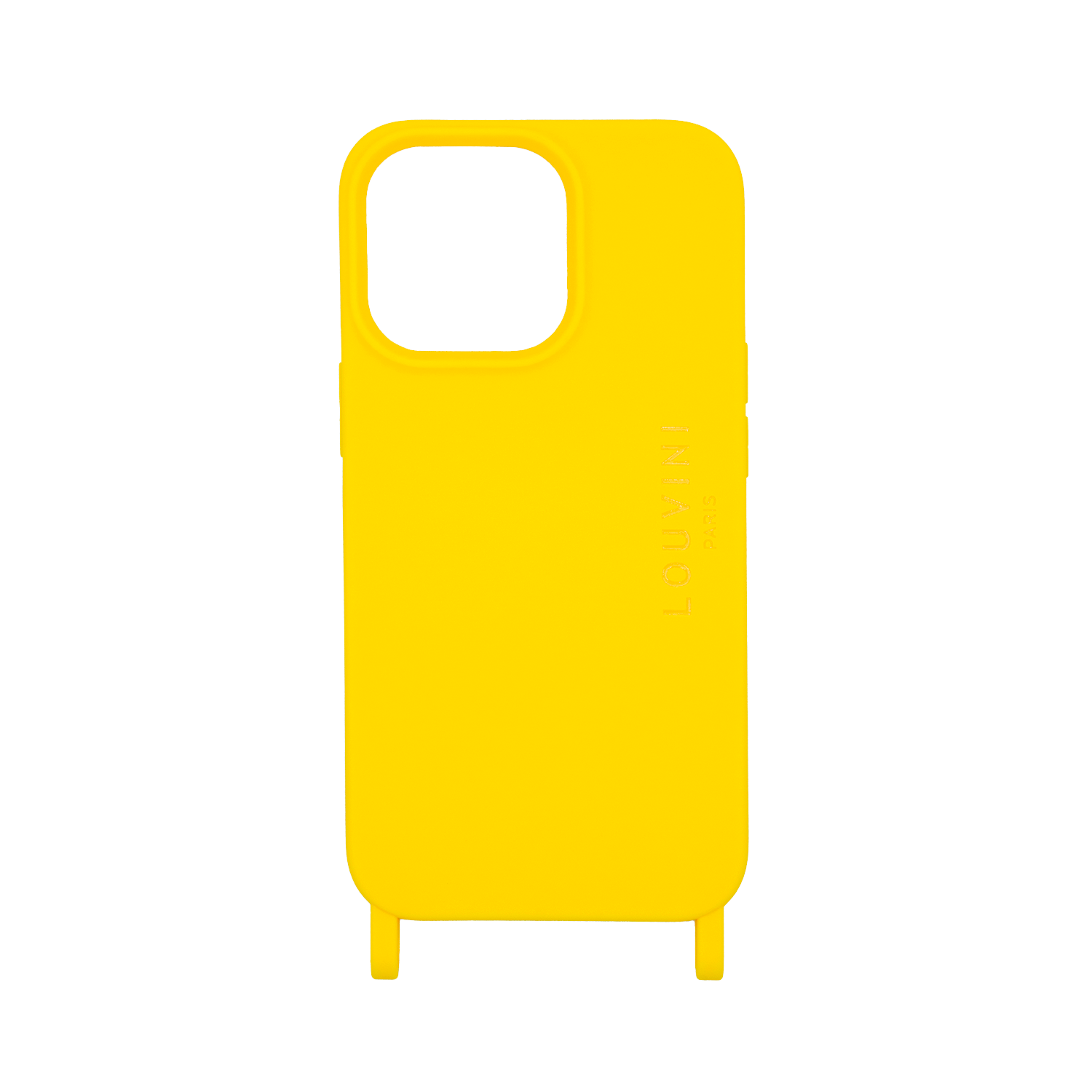 Coque iPhone avec anneaux MILO - Jaune