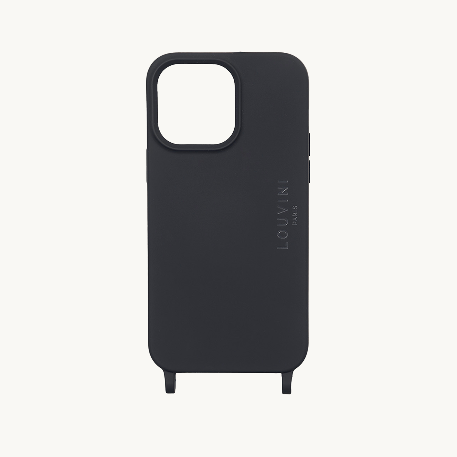 Coque iPhone MagSafe avec anneaux MILO - Noir