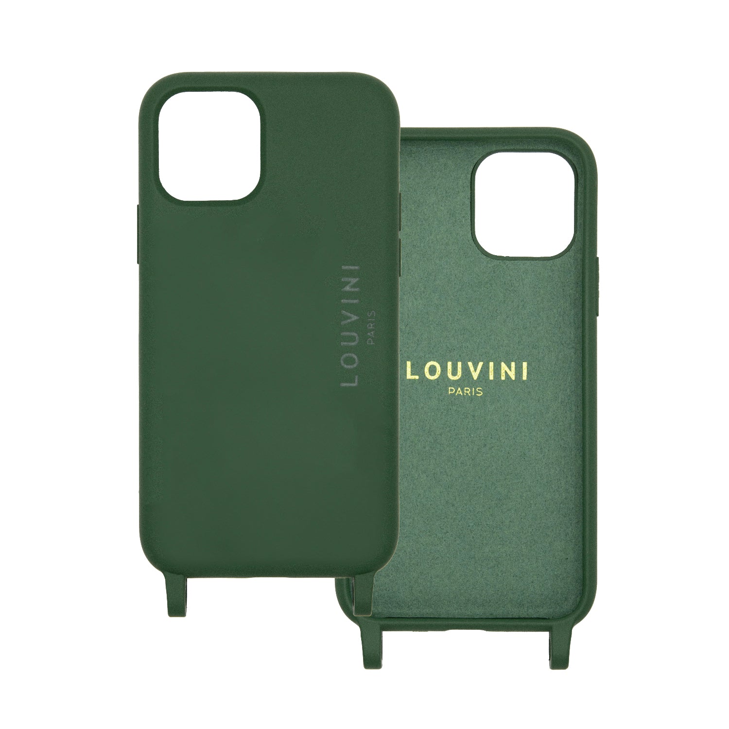 Coque iPhone MagSafe avec anneaux MILO - Olive