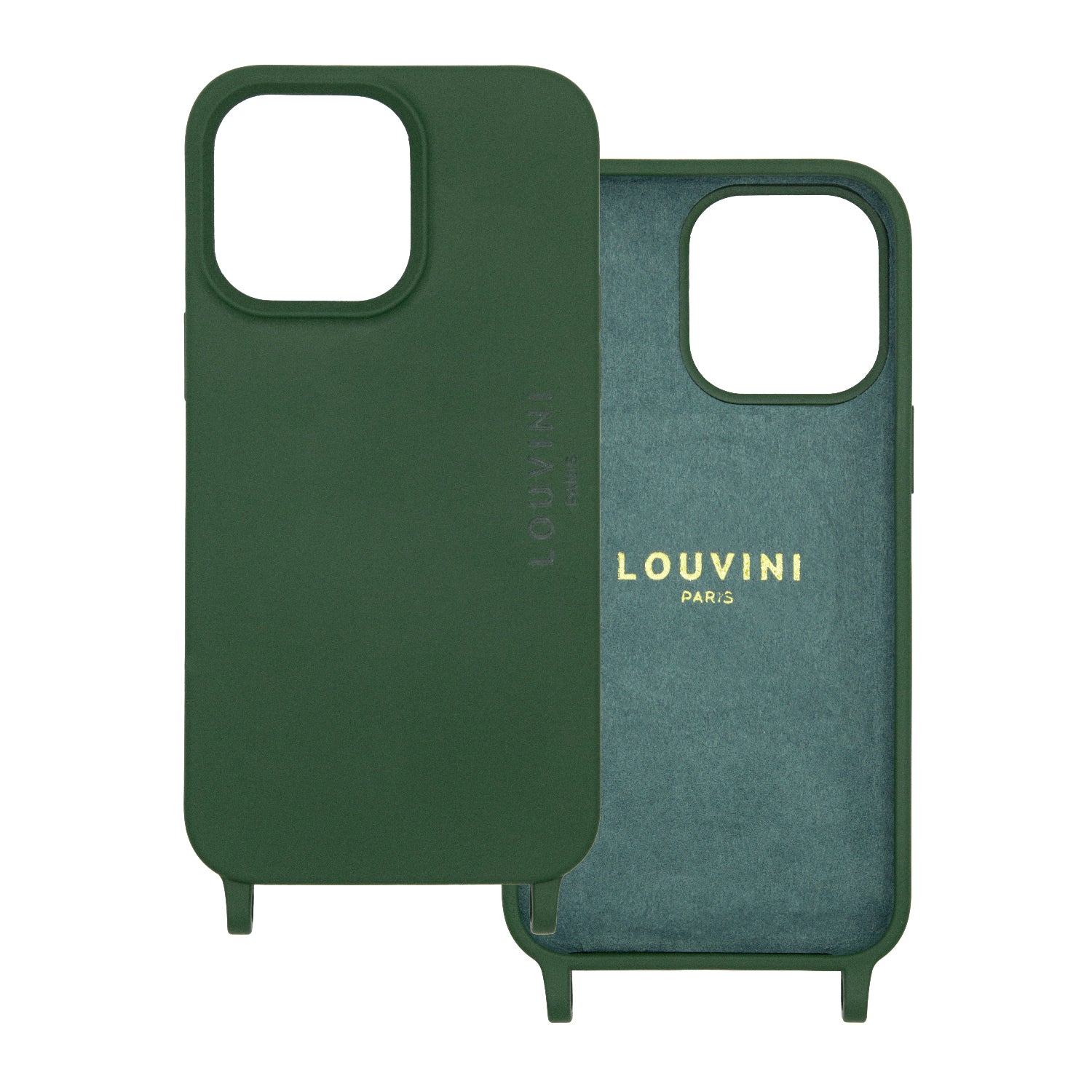 Coque iPhone MagSafe avec anneaux MILO - Olive