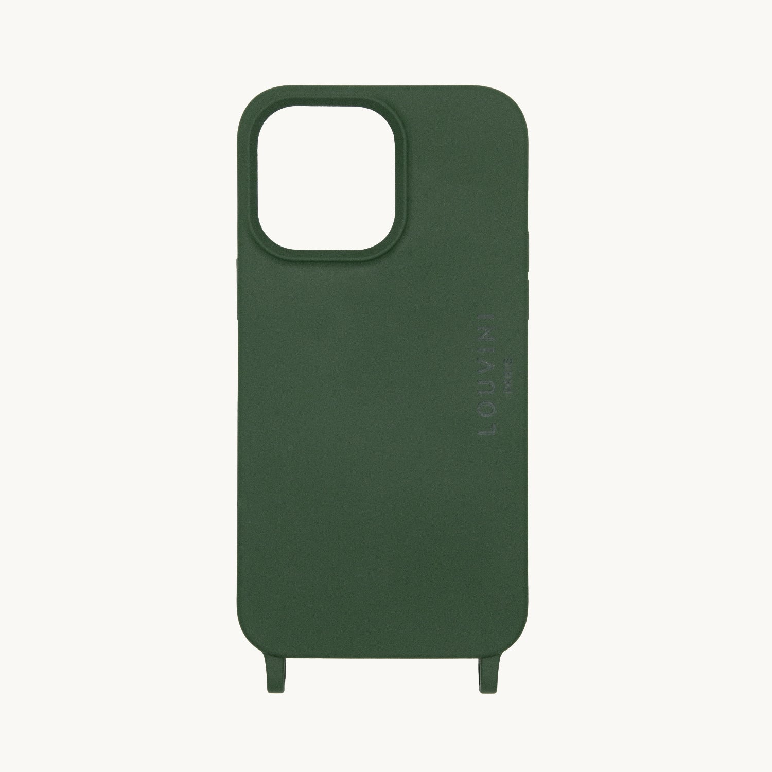 Coque iPhone MagSafe avec anneaux MILO - Olive